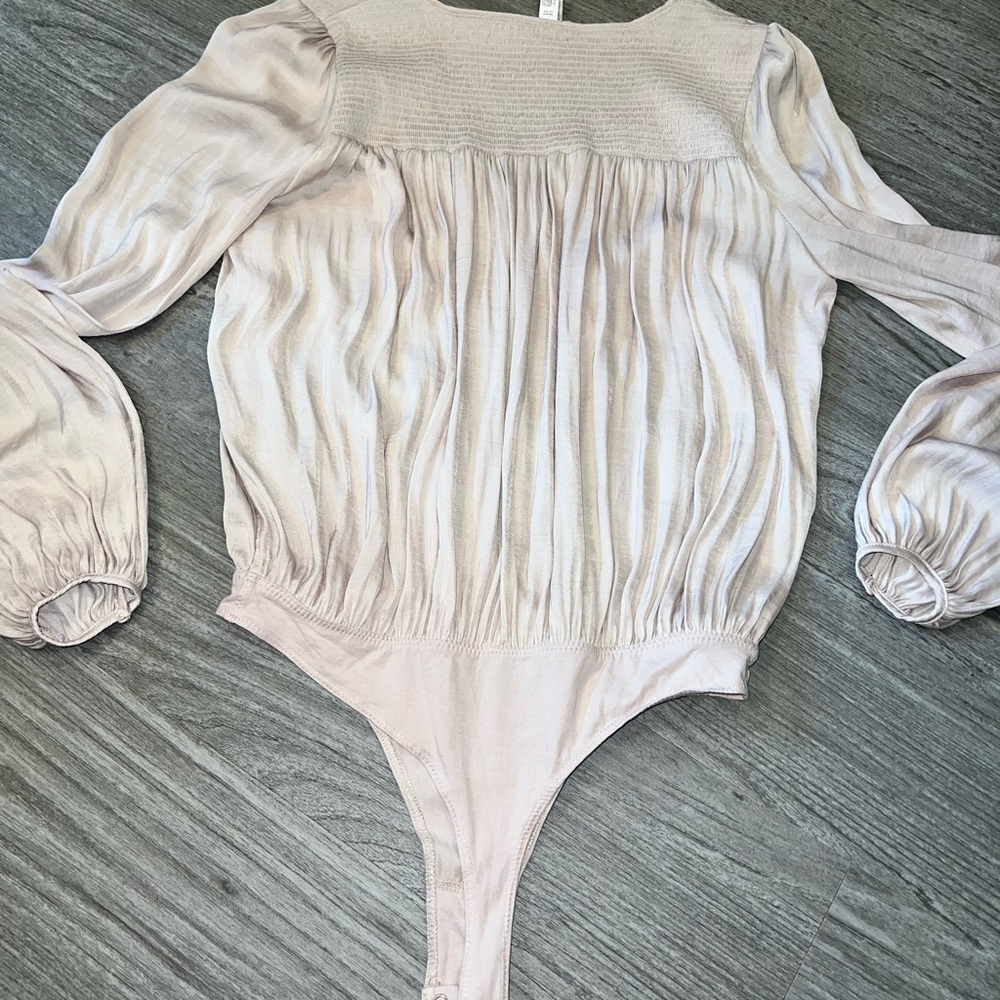 Intimately by Free People Cream Satin Bodysuit - Picture 10 of 11